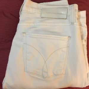 Calvin Klein Ultimate Skinny white jeans
